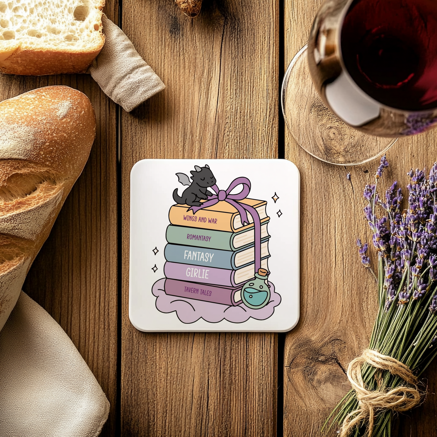 Bookish Coasters (set of 4)
