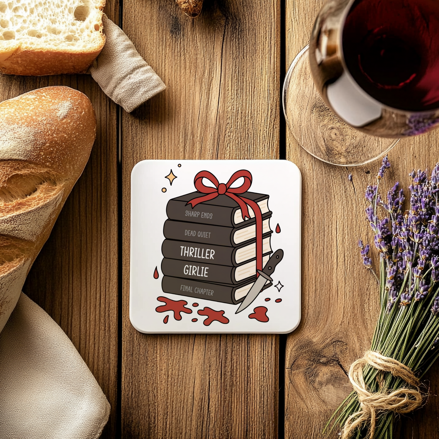 Bookish Coasters (set of 4)