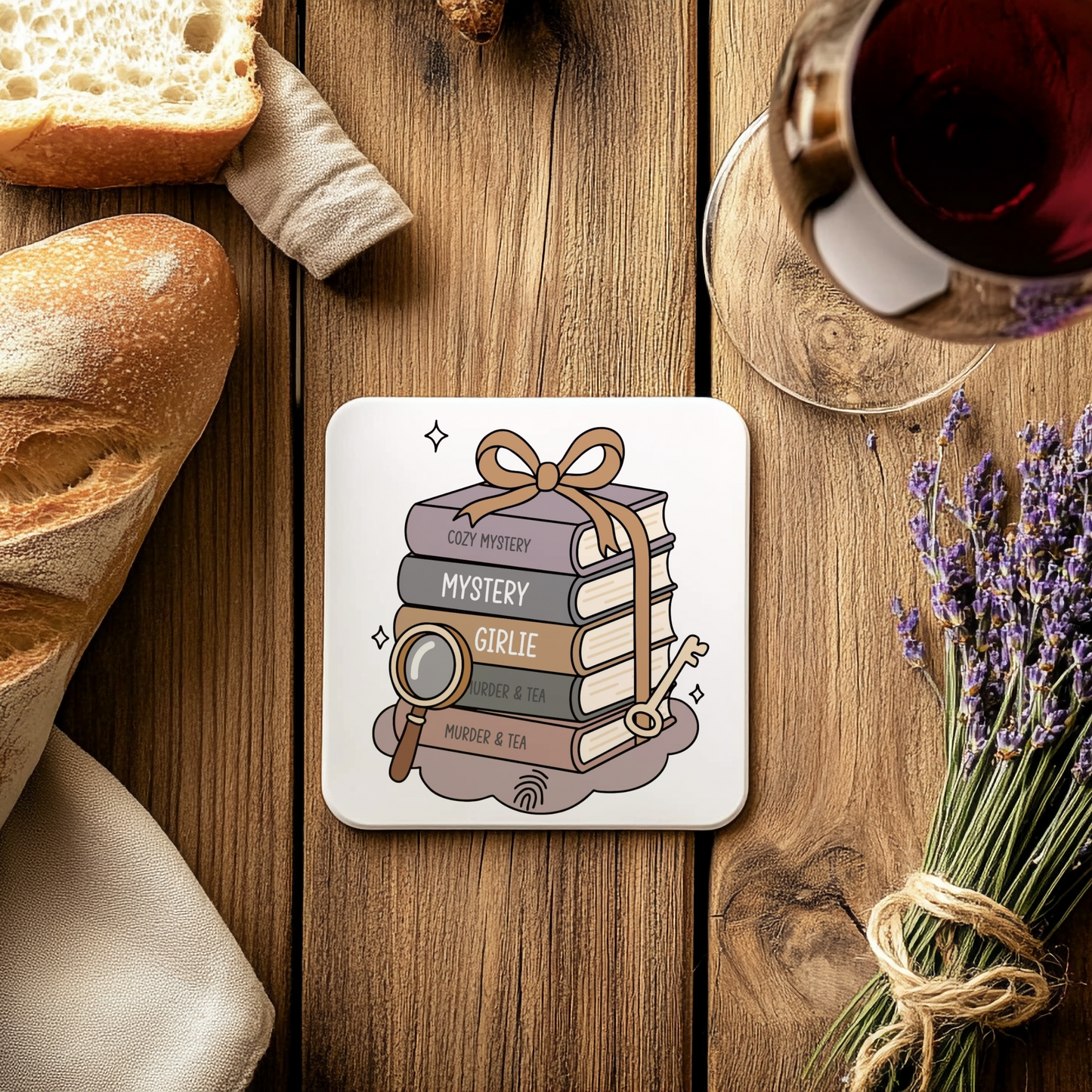 Bookish Coasters (set of 4)